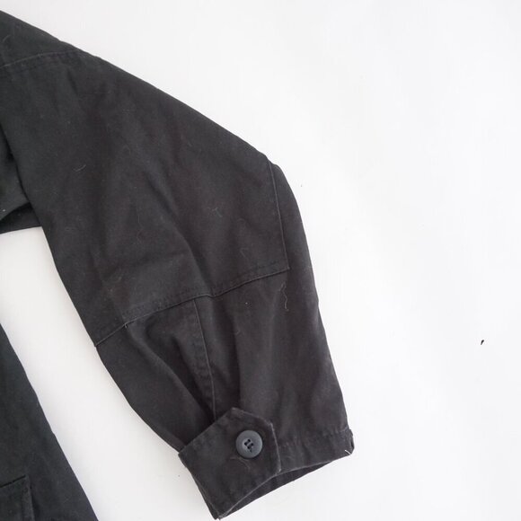 Rothco BDU Black Military Issue Button Up Canvas Cotton Utility Jacket XL - Picture 4 of 13